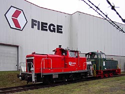 360 610 mit Krupp-Lok am 24.12.2002 bei Fiege